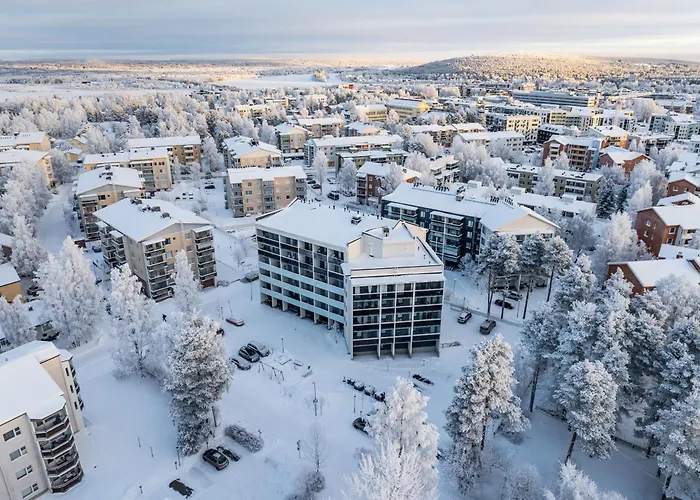 Daire Top-floor Nordic With Sauna - Lapnest Rovaniemi